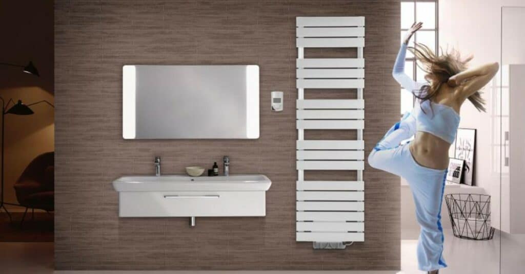 Elektrische badkamer radiator