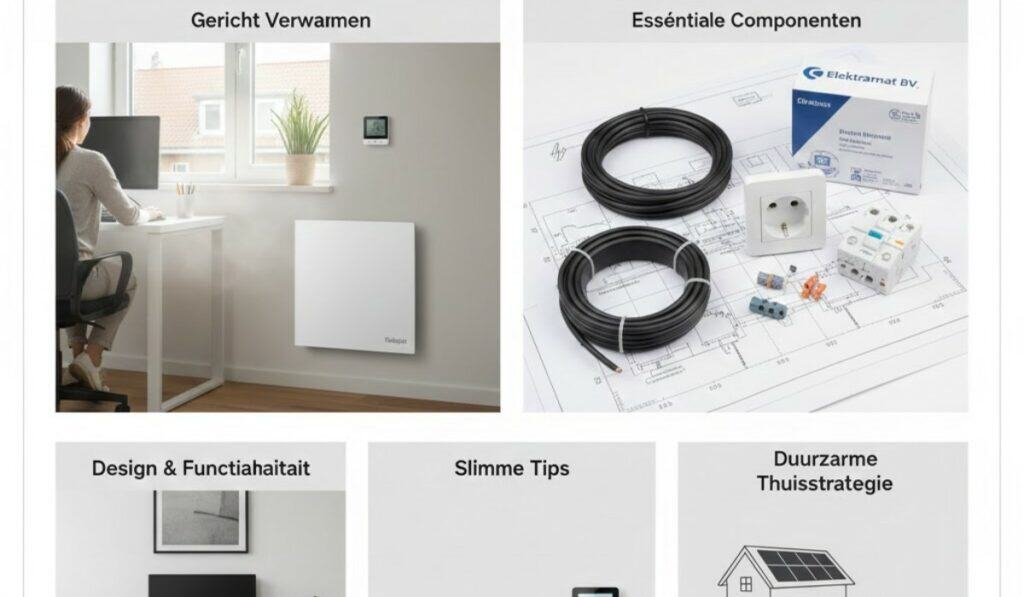 Elektrisch verwarmen in huis: slim, zuinig en comfortabel