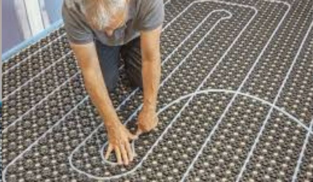 Vloerverwarming infrezen