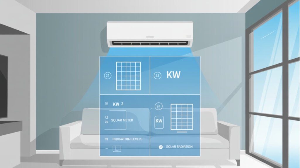 Split airco capaciteit
