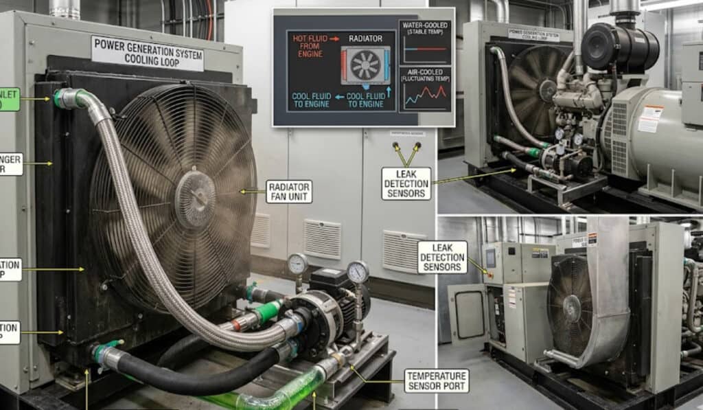 Watergekoelde radiator ventilator